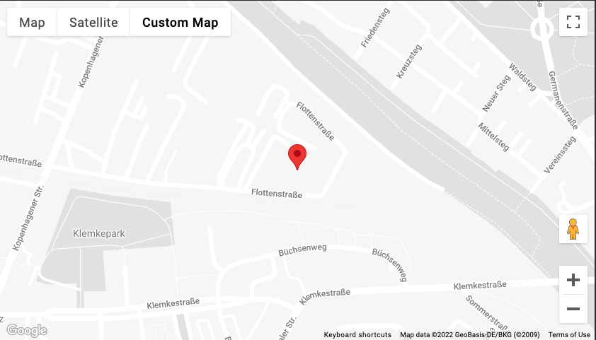 Flottenstraße - Google Maps Screenshot